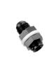 -10 AN Male Fuel Cell Bulkhead Adapter (black)